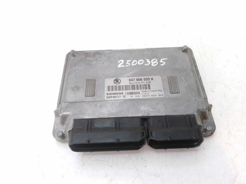 Recambio de centralita motor uce para skoda fabia i (6y2) 1.4 referencia OEM IAM 047906033K  