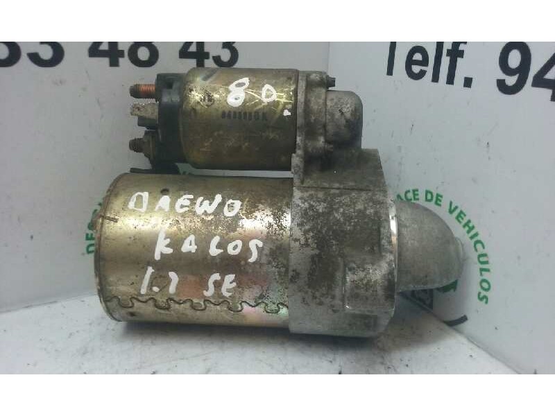 Recambio de motor arranque para chevrolet kalos 1.2 cat referencia OEM IAM 96289430  