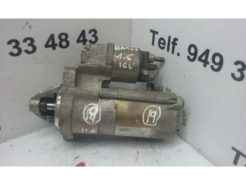 Recambio de motor arranque para fiat bravo (182) 16v 100 gt referencia OEM IAM 63111008  