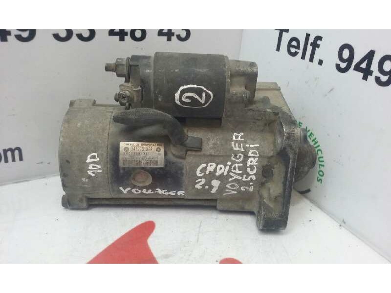 Recambio de motor arranque para chrysler voyager (rg) 2.5 crd executive referencia OEM IAM 04727313AA  