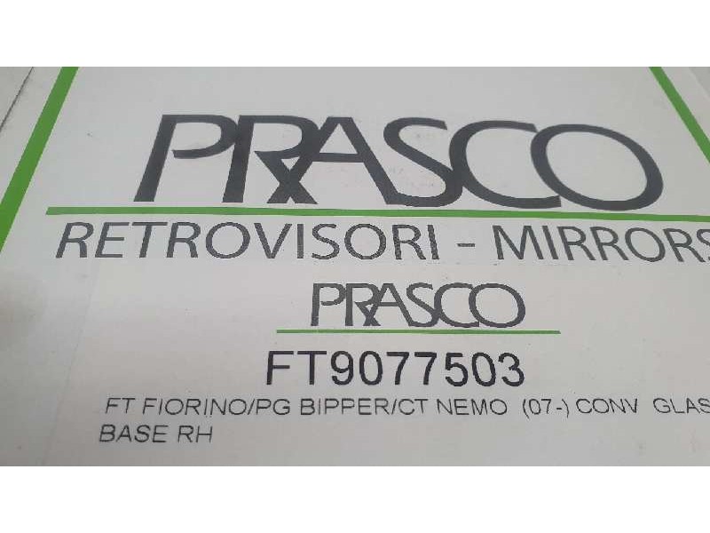Recambio de cristal retrovisor derecho para fiat fiorino referencia OEM IAM FT9077503  