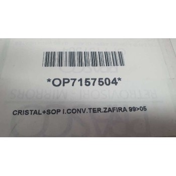CRISTAL RETROVISOR IZQUIERDO OP7157504 