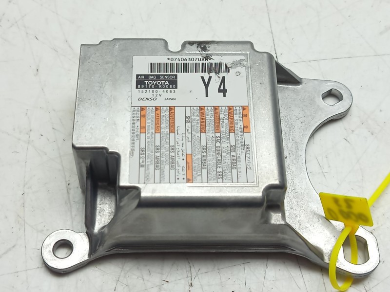 Recambio de centralita airbag para toyota yaris referencia OEM IAM 89170K0080 1521004063 