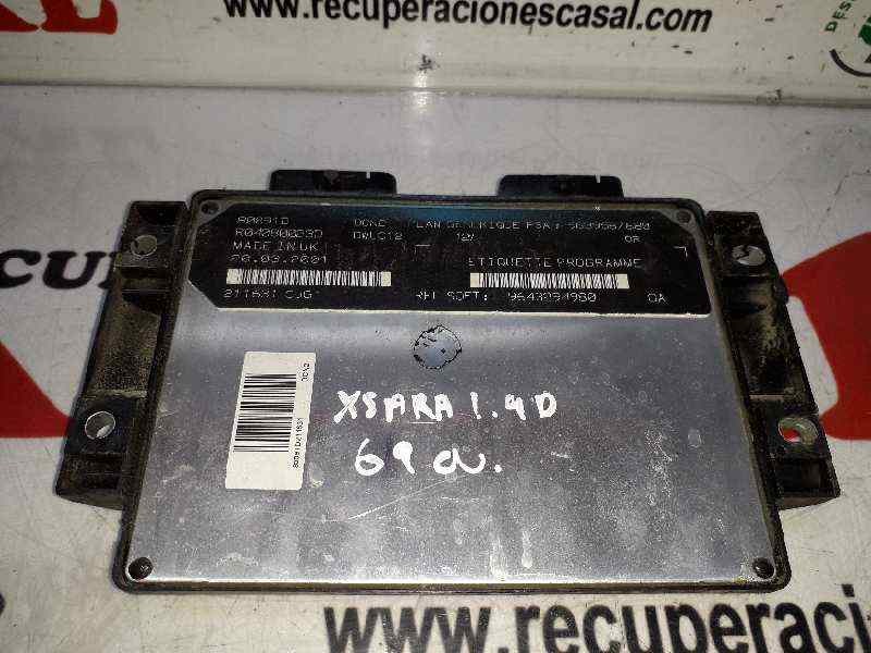 Recambio de centralita motor uce para citroën xsara berlina 1.9d tonic referencia OEM IAM 9639587680 9643294980 R04080023D