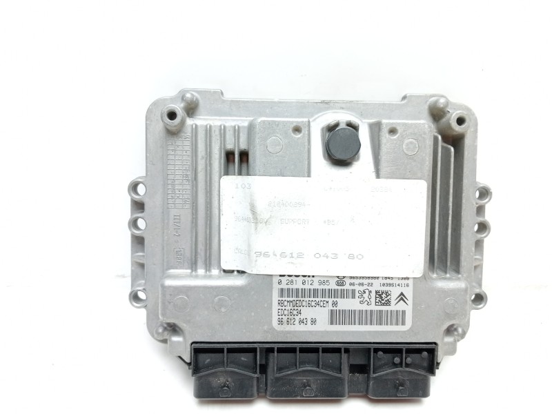 Recambio de centralita motor uce para citroën c4 berlina exclusive referencia OEM IAM 0281012985 9661204380 