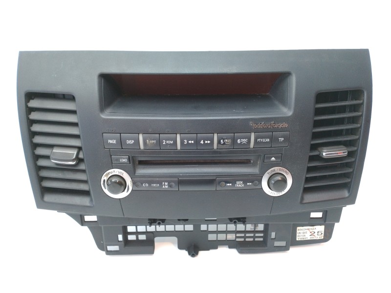 Recambio de sistema audio / radio cd para mitsubishi lancer sportback (cx) inform referencia OEM IAM 8002A405XA  