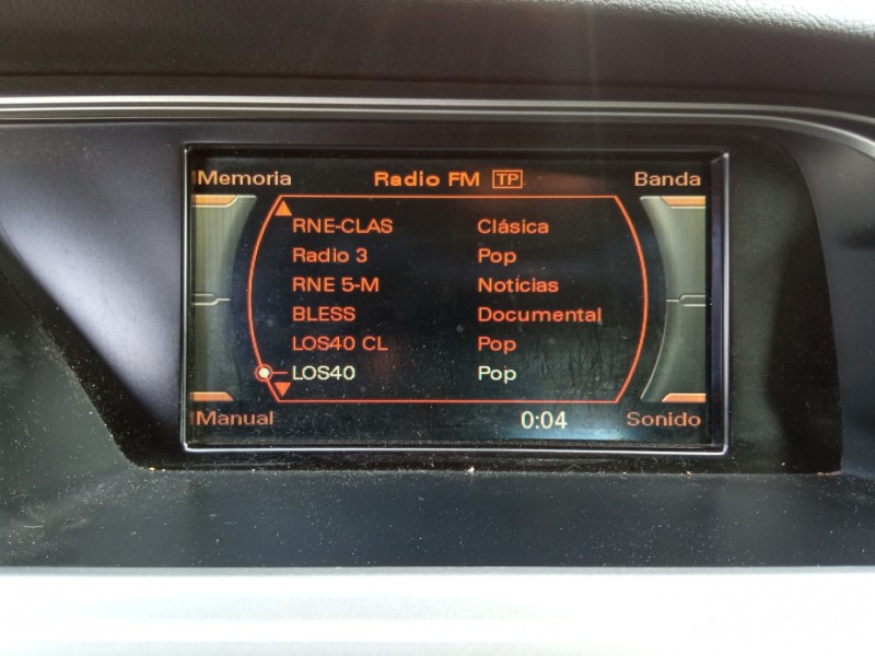 Recambio de pantalla multifuncion para audi a4 ber. (b8) básico referencia OEM IAM 8T0919603G  