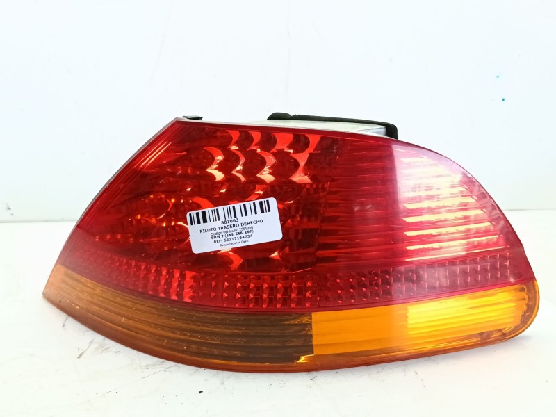Recambio de piloto trasero derecho para bmw 7 (e65, e66, e67) 730 d referencia OEM IAM 63217164734  