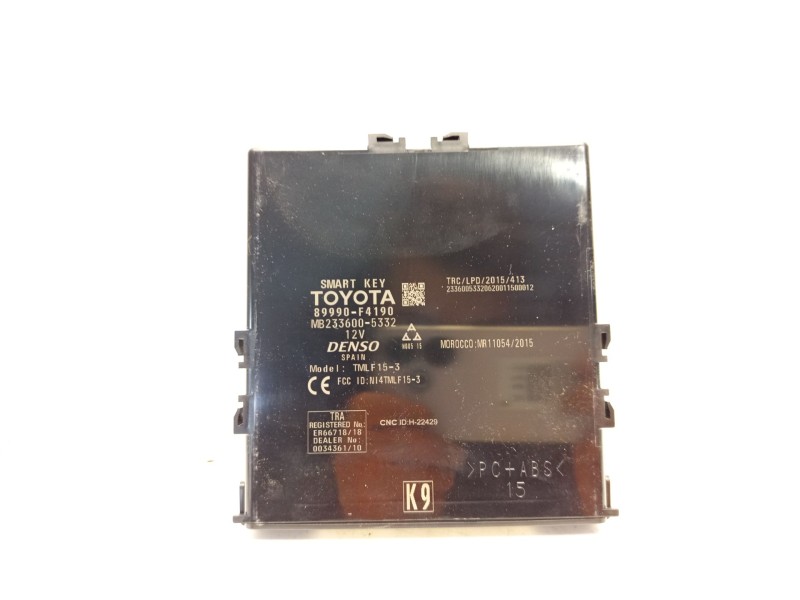 Recambio de modulo electronico para toyota c-hr referencia OEM IAM 89990F4190  