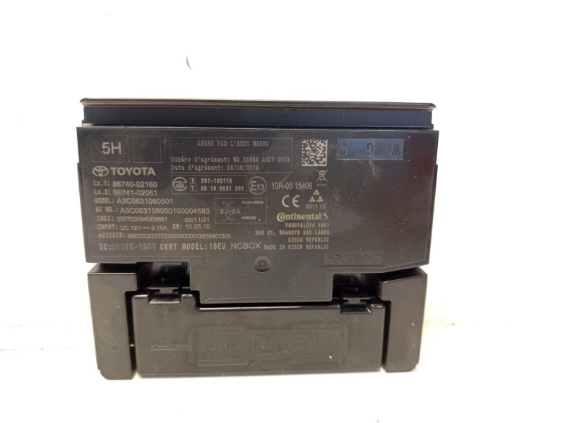 Recambio de modulo electronico para toyota corolla (e21) referencia OEM IAM 8674002160 8674102061 A3C0631080501