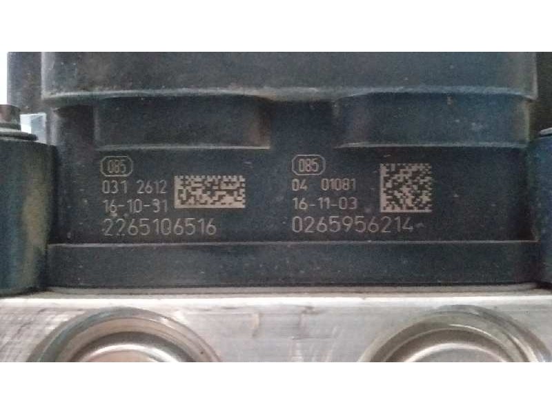 Recambio de abs para renault kangoo (f/kc0) express confort referencia OEM IAM 2265106516 0265260989 