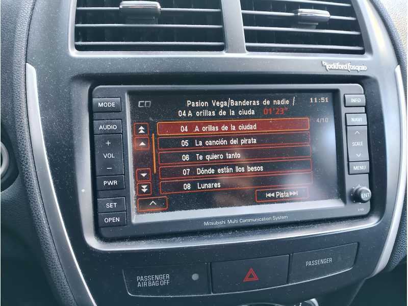 Recambio de pantalla multifuncion para mitsubishi asx (ga_w_) 1.8 di-d 4wd (ga6w) referencia OEM IAM   