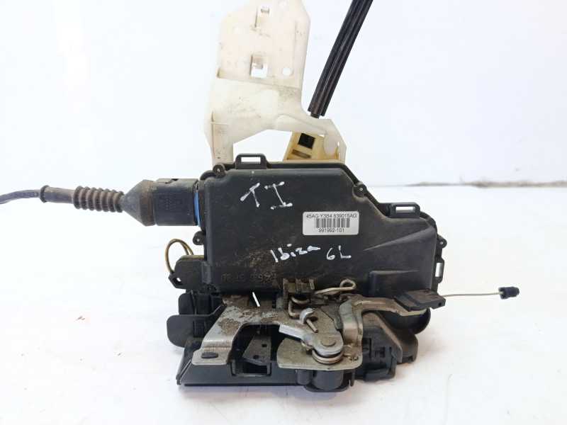 Recambio de cerradura puerta trasera derecha para seat ibiza (6l1) referencia OEM IAM 3B4839016AN 45AGY3B4 839015AG