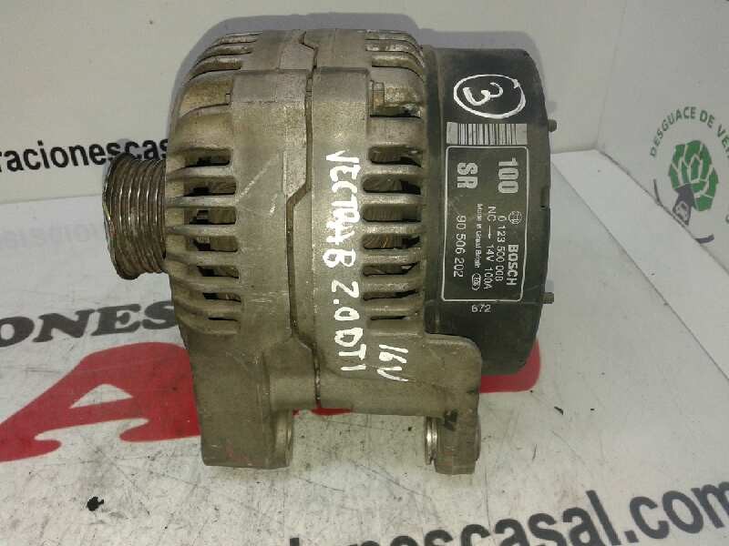 Recambio de alternador para opel vectra c berlina gts elegance referencia OEM IAM 0123500008  