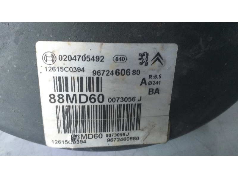 Recambio de servofreno para citroën c3 1.1 collection referencia OEM IAM 0204705492 9672460680 