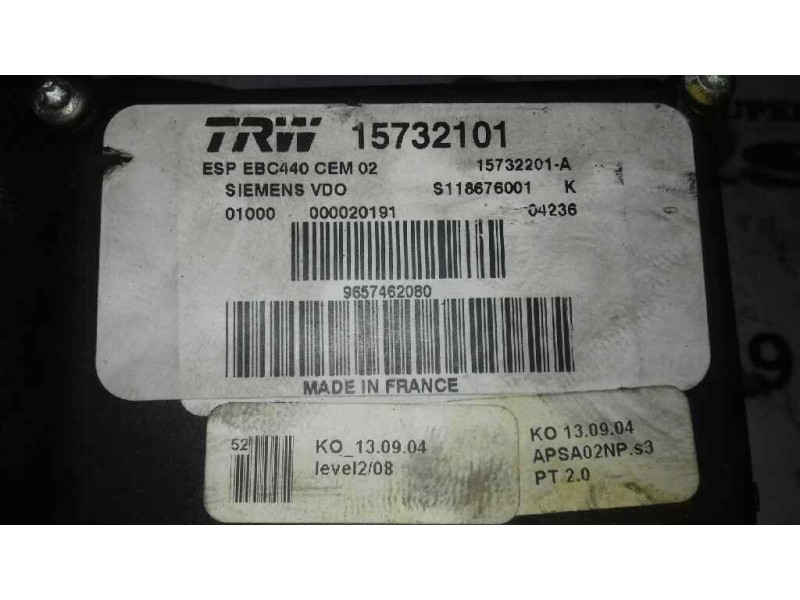 Recambio de abs para peugeot 407 st confort referencia OEM IAM 15732101 S118676001 9657462080