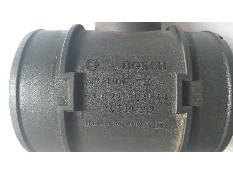 Recambio de caudalimetro para opel corsa c blue line referencia OEM IAM 24439252 0281002549 