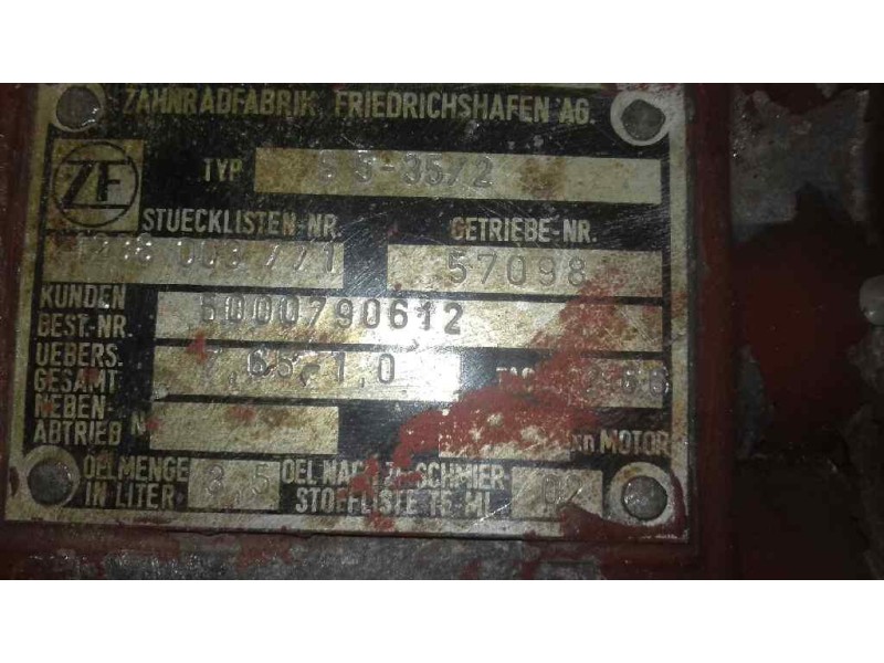 Recambio de caja cambios para iveco eurocargo tector 5.9 diesel referencia OEM IAM 5000790612 1238008771 S5352