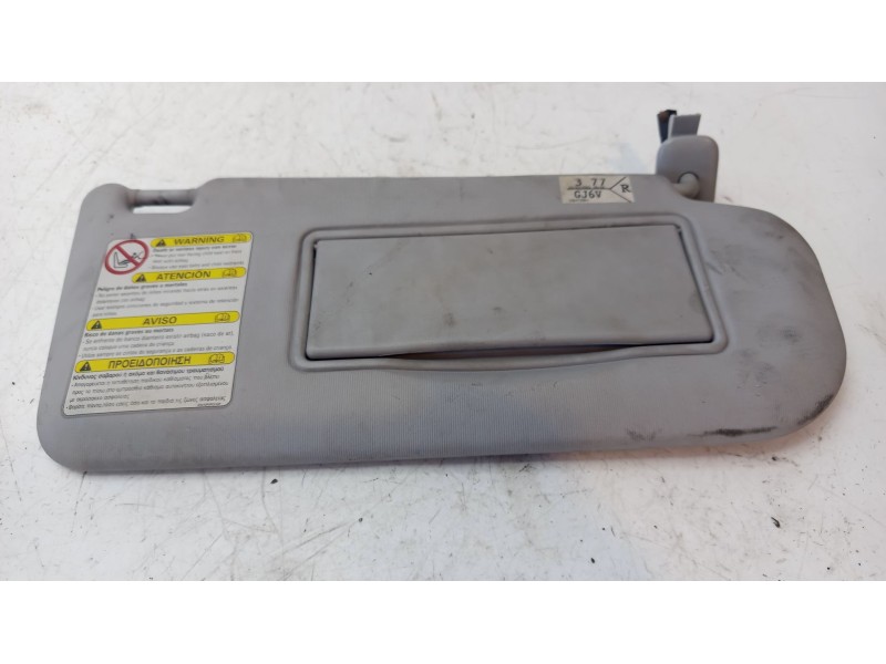 Recambio de parasol derecho para mazda 6 station wagon (gy) 2.0 di (gy19) referencia OEM IAM GJ6A69270C77  