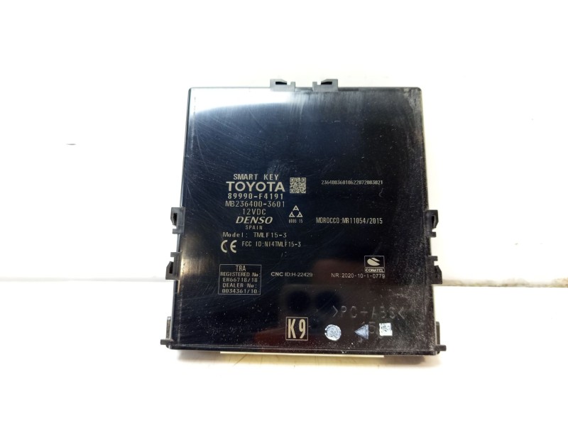 Recambio de modulo electronico para toyota c-hr referencia OEM IAM 89990F4191  