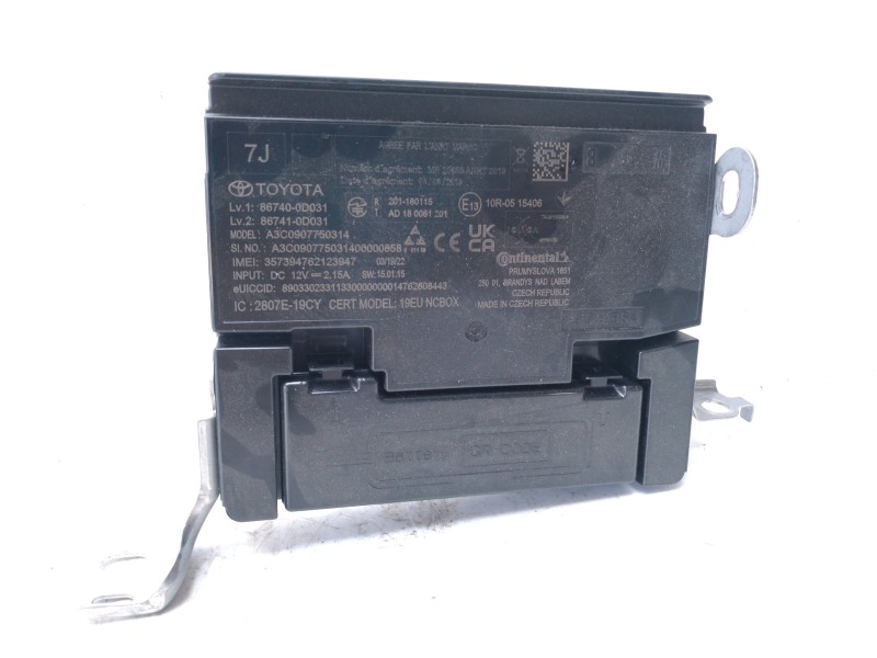 Recambio de modulo electronico para toyota yaris 1.5 16v cat referencia OEM IAM 867400D031  