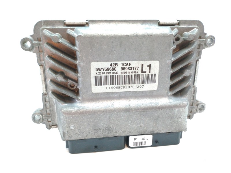 Recambio de centralita motor uce para chevrolet aveo ls referencia OEM IAM 5WY5968C 42R1CAF 