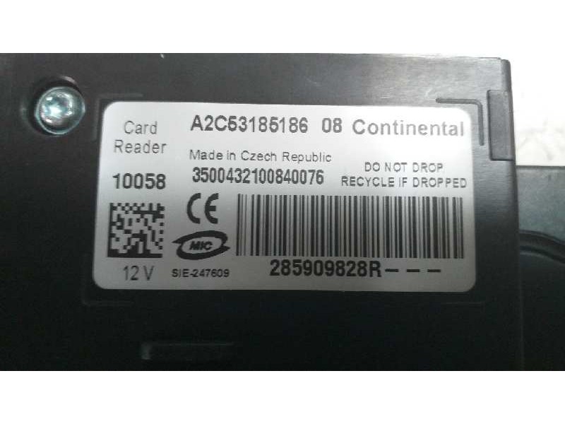 Recambio de centralita inmovilizador para renault laguna grandtour iii authentique referencia OEM IAM 285909828R A2C5318518608 3