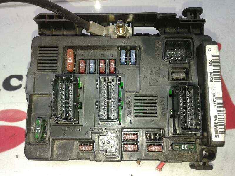 Recambio de caja reles / fusibles para citroën berlingo 2.0 hdi cat (rhy / dw10td) referencia OEM IAM 9643498980 T118470002H 