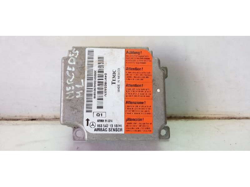 Recambio de centralita airbag para mercedes-benz clase m (w163) 270 cdi (163.113) referencia OEM IAM 1635421318  