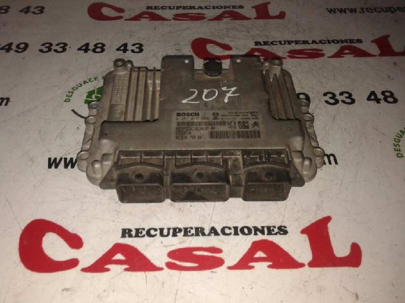 Recambio de centralita motor uce para peugeot 207 confort referencia OEM IAM 0281012529 9663475880 EDC16C34