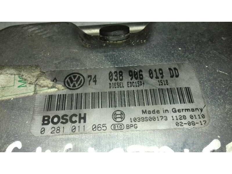 Recambio de centralita motor uce para volkswagen golf iv berlina (1j1) highline referencia OEM IAM 0281011065 038906019DD 