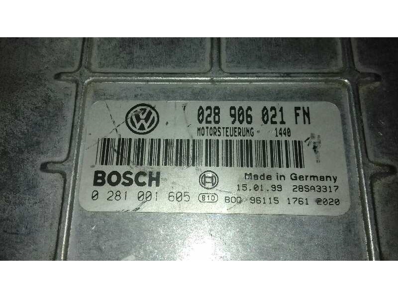 Recambio de centralita motor uce para seat toledo (1l) 1.9 tdi referencia OEM IAM 0281001605 028906021FN 