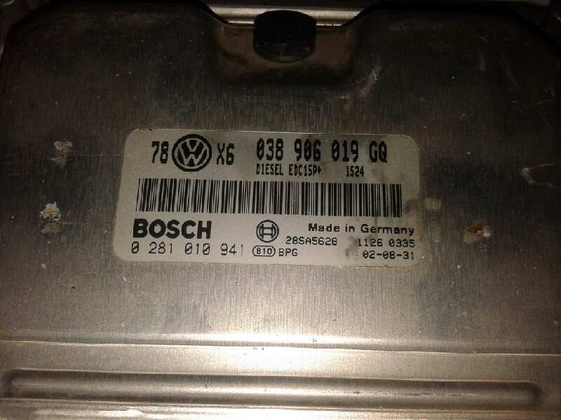Recambio de centralita motor uce para volkswagen passat variant (3b6) trendline referencia OEM IAM 038906019GQ 0281010941 BOSCH