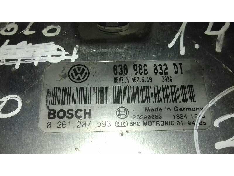 Recambio de centralita motor uce para volkswagen polo berlina (6n2) conceptline referencia OEM IAM 0261207593 030906032DT 