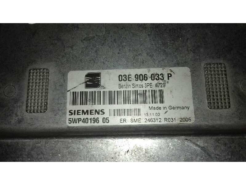 Recambio de centralita motor uce para seat ibiza (6l1) reference referencia OEM IAM 03E906033P 5WP4019605 