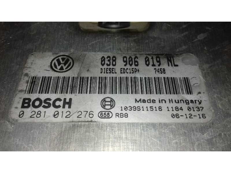 Recambio de centralita motor uce para volkswagen polo (9n1) gt referencia OEM IAM 0281012276 038906019NL 