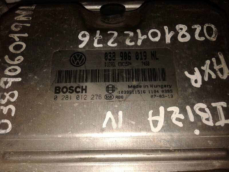 Recambio de centralita motor uce para seat ibiza (6l1) signo referencia OEM IAM 038906019NL 0281012276 