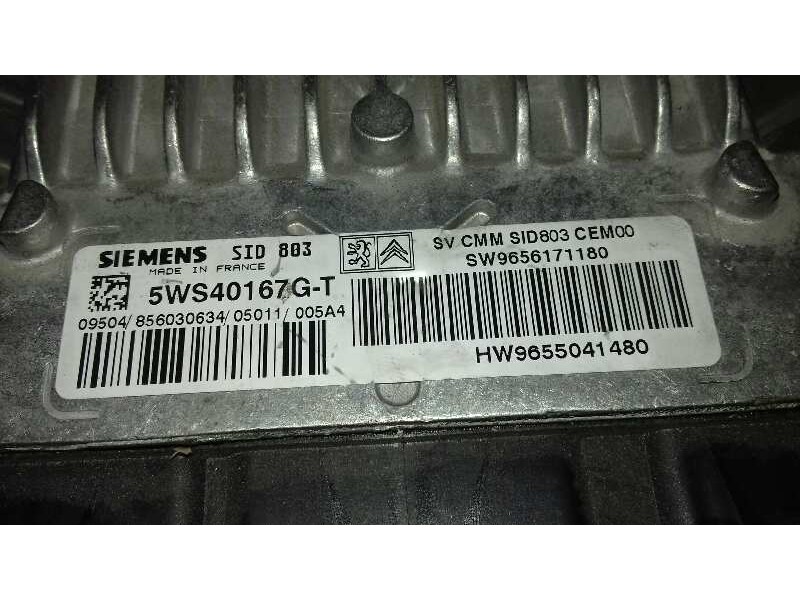 Recambio de centralita motor uce para peugeot 407 st confort referencia OEM IAM 9655041480 5WS40167GT 9656171180