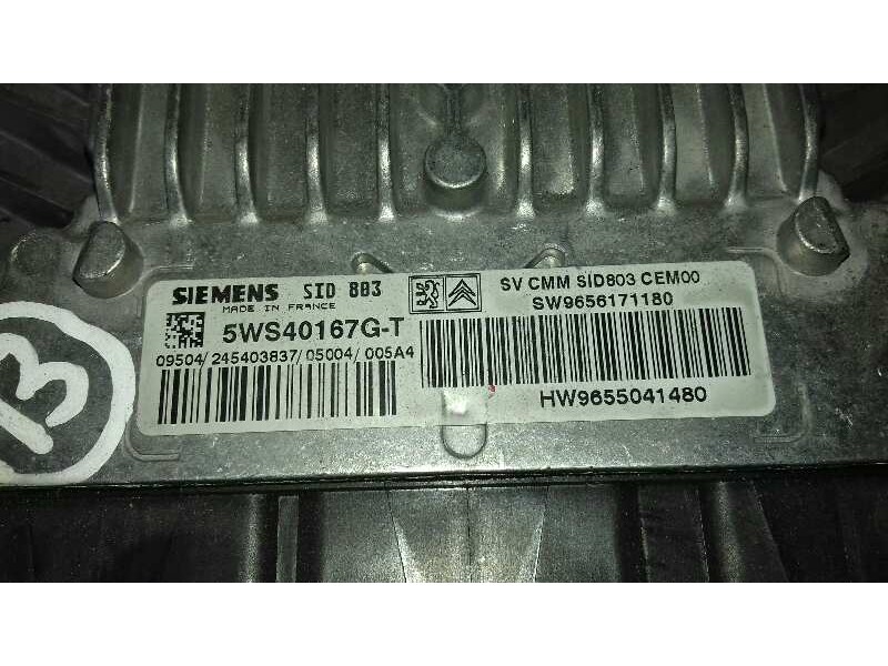 Recambio de centralita motor uce para peugeot 407 st confort referencia OEM IAM 9655041480 9656171180 5WS40167GT
