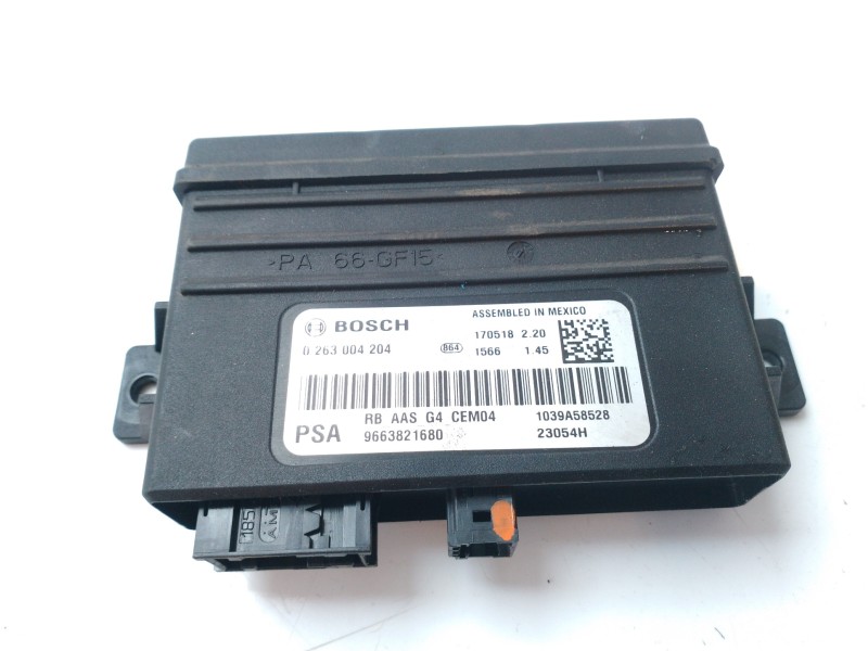 Recambio de modulo electronico para peugeot partner kombi 1.6 blue-hdi fap referencia OEM IAM 9663821680 0263004204 