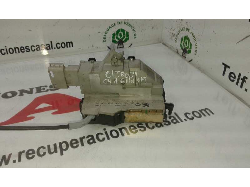 Recambio de cerradura puerta trasera izquierda para citroën c4 berlina vtr plus referencia OEM IAM 40717122 9660700580E03 