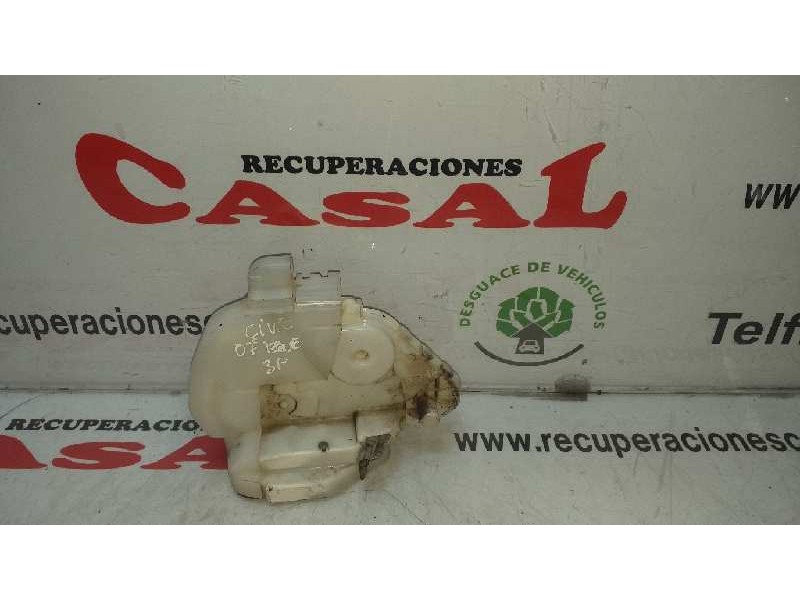 Recambio de cerradura puerta delantera izquierda para honda civic berlina 5 (fk) 2.2 ctdi referencia OEM IAM   