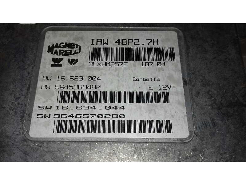 Recambio de centralita motor uce para citroën c2 furio sport referencia OEM IAM 9646570280 9645989480 16634044