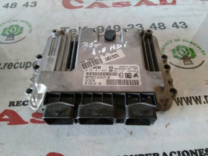 Recambio de centralita motor uce para peugeot 307 (s1) xsi referencia OEM IAM 0281011634 EDC16C34 9660324180