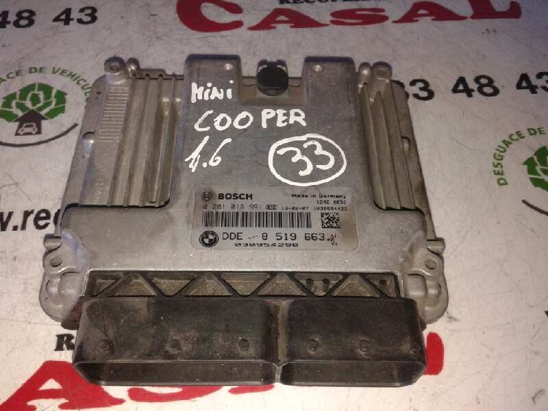 Recambio de centralita motor uce para mini mini (r56) cooper d referencia OEM IAM 0281018991 8519633 030954298