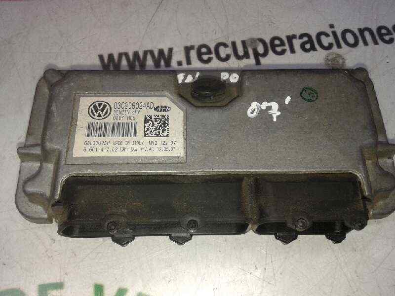 Recambio de centralita motor uce para volkswagen polo (9n3) 1.4 16v referencia OEM IAM 03C906024AD 6BL37U25H 6160141702