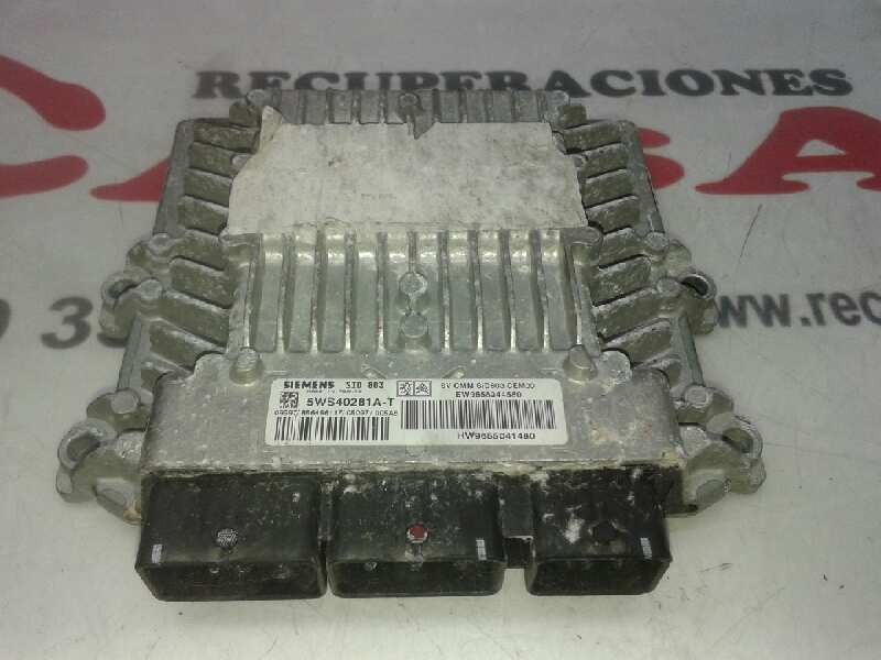 Recambio de centralita motor uce para citroën c4 berlina exclusive referencia OEM IAM 5WS40281AT SW9658344580 HW9655041480