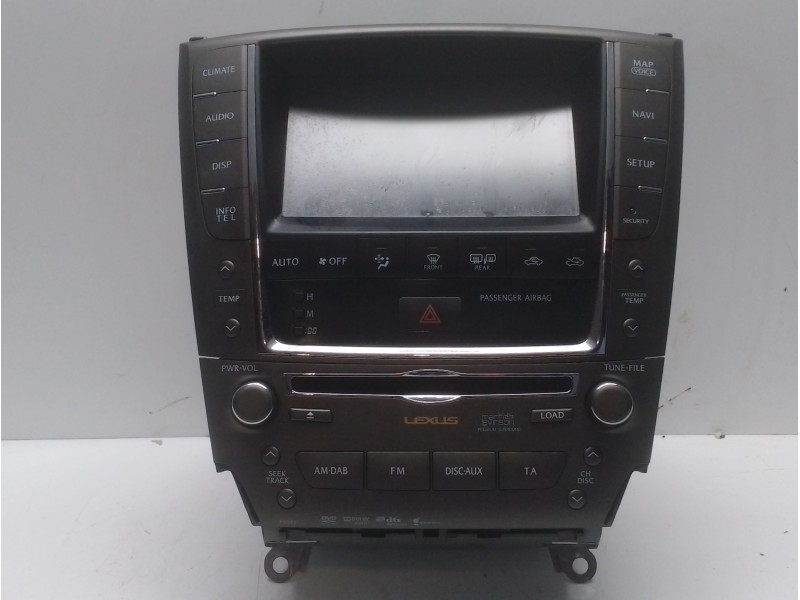Recambio de sistema navegacion gps para lexus is200 (ds2/is2) referencia OEM IAM 8643153351 8612053B10 8680560121