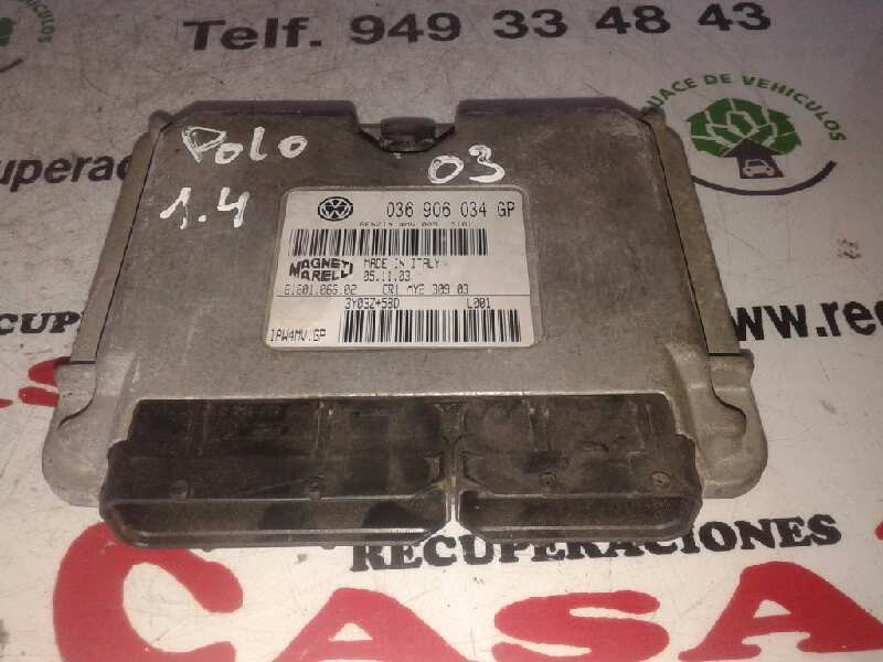Recambio de centralita motor uce para volkswagen polo (9n1) match referencia OEM IAM 036906034GP 6160106602 CR1MY230903