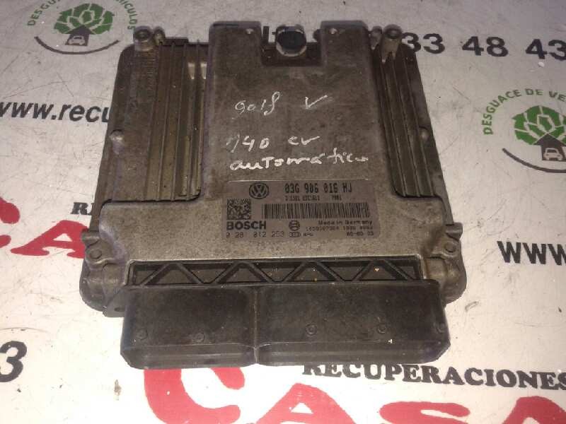 Recambio de centralita motor uce para volkswagen golf v berlina (1k1) gti referencia OEM IAM 03G906016HJ 0281012253 BOSCH